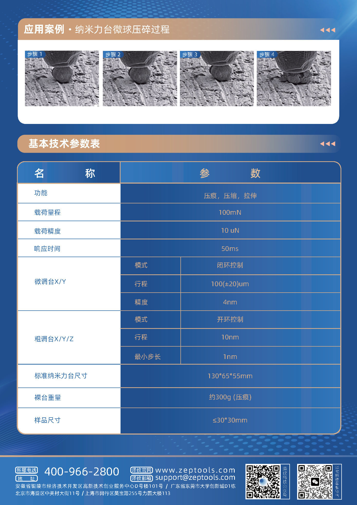 技術參數表